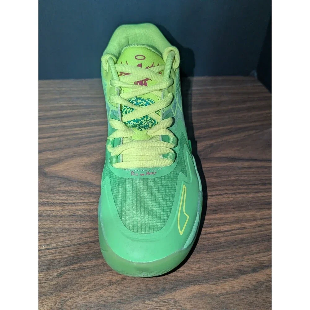 Size 7.5 - PUMA MB.01 x Rick and Morty Green/Red 2022